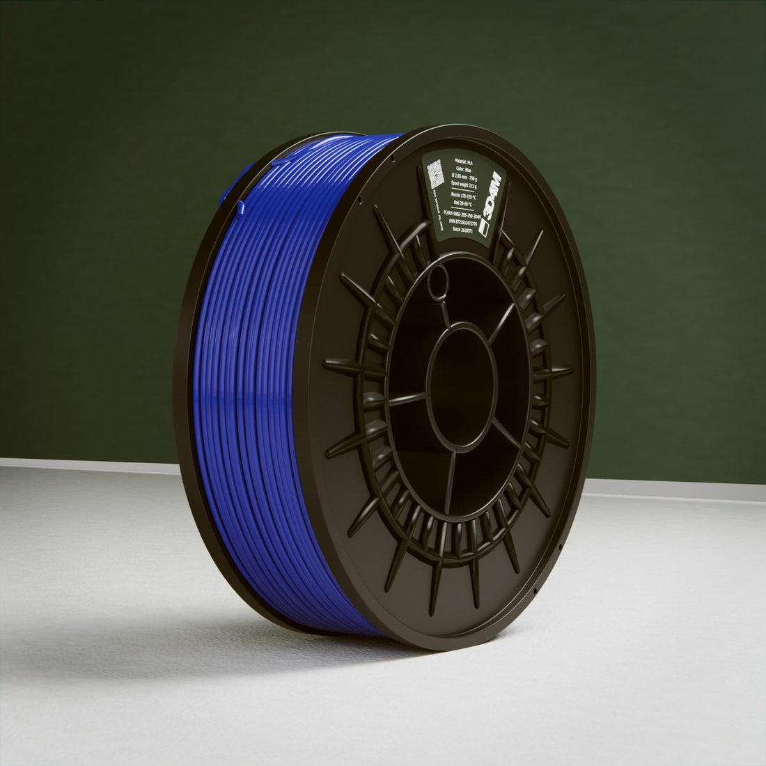 PLA Filament, Blue, 750 g, 2.85 mm
